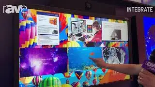 Integrate 2019: NEC Display Intros V554-T Interactive Touch Display With Reactiv STAGE Software