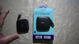 TP-Link UH400 USB 3.0 4-Port Portable Data Hub Unboxing