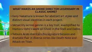 What Makes An Anime Director Legendary In Classic Anime? - Your Anime Family