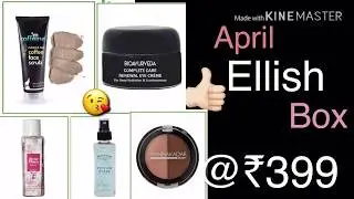 APRIL ELLISH BOX 2019 | SKIN,MAKEUP PRODUCTS | REVIEW | POOJA |