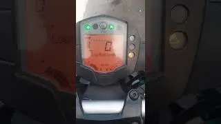 Engine warning light in KTM Duke 200 # KTM #Engine warning ⚠️ #ktmduke
