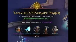WOW SL 9.25 Streets 18++ 19.4k overall as kyrian arcane mage
