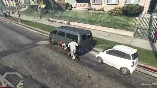 Obstruct and Walk on Innocent People: Can They Still Alive ? [GTA-V]