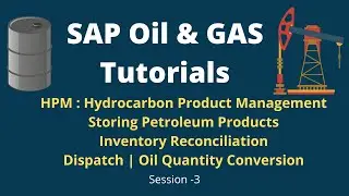 SAP Oil & Gas HPM Tutorial | SAP Hydrocarbon Product Management | Inventory Reconciliation Tutorial