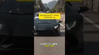 Sportauspuff = mehr Leistung? 🚗 #auto #kfz #leistung #ps #motor #technik #mechanik #cars #tuning