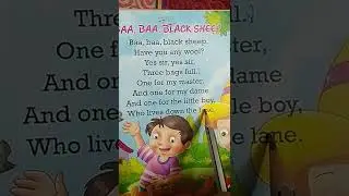 Baa baa black sheep rhyme😍👌 #learnandrevise#dailypractice#learn#rhymesforkids
