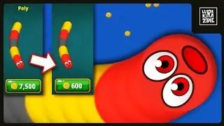 WORMS ZONE io tricks - How to get cheap worms  | Tutorial #011 | Biggest Snake Top 01 | LUKIRAZONE