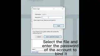 How to import maFile to SDA(SteamDesktopAuthenticator)