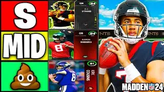Ranking THE BEST QUARTERBACKS in Madden 24 Ultimate Team