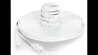 TBMax Cat 6 Ethernet Cable 100ft Flat High Speed Fast Ethernet