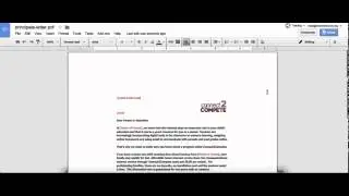 Google Drive: Convert a PDF file to a Google Doc text file