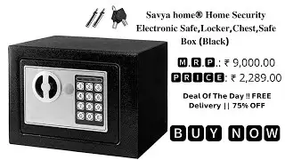 Savya home Home Security Electronic Safe Locker Chest Safe Box