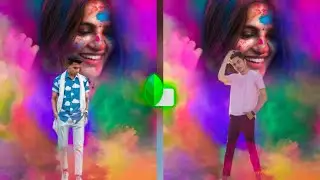 Holi photo editing snapseed | Holi special photo editing | Snapseed Background change photo editing