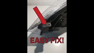Ford Fiesta mk8 2018+ headlight bracket fix repair guide - Dark Ice Designs