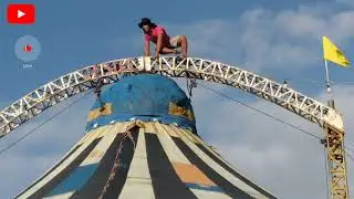 circo do chameguinho desmontando