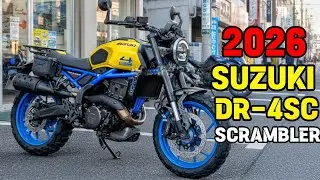 NEW 2026 SUZUKI DR-4SC SCRAMBLER FIRST LOOK DESIGN, ENGINE & FEATURES
