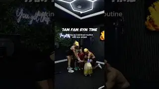 Gym time: family edition 🔥 #fitfam #gymmotivation #gym #familyworkout #strengthtraining