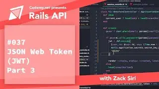 Rails API: JSON Web Token Part 3 - [037]