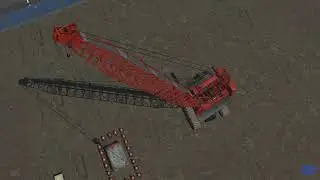 Boom Deflection and Load Swing | Crawler Crane Simulator | CM Labs Simulations