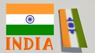 Indian flag 2 design banner independence day special ll How to make Indian flag banner in minecraft 