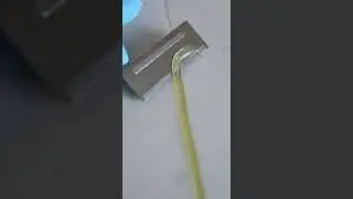 Repairing cracked marble.