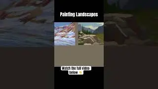 Let&rsquo;s paint landscapes #landscape #speedpainting #digitalpainting #shorts