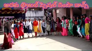 Araku Tribal Dimsa Dance performance/Araku AP in India.