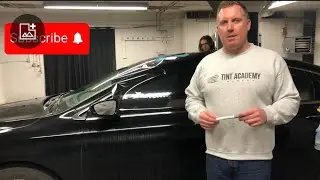 The &ldquo;Sharpie&rdquo; Method - how to cut window tint without with touching blade to glass