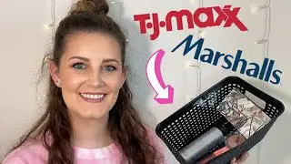 FULL FACE OF MAKEUP FROM TJ MAXX & MARSHALLS! | AFFORDABLE HIGH END MAKEUP