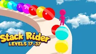stack rider play 9999 levels iOS trailer walkthrough gameplay. #videogames