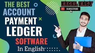accounts payable and receivable ledger software in English#accounting #ledgeraccounts #ledgerinexcel