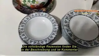 Produktbewertung: Baroni Home 18-teiliges Tafelservice aus Porzellan, Tellerservice f&uuml;r 6 Personen,