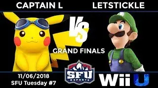 SFU Tuesday: Grand Finals - Captain L (Pikachu) vs LetsTickle (Luigi)