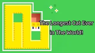 Longest Cat Ever! (Speedruning A Bit) - Fancade - Longcat Level 1 - 50