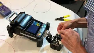 FITEL S179A Demonstration: Step-by-step splice process in pause-mode