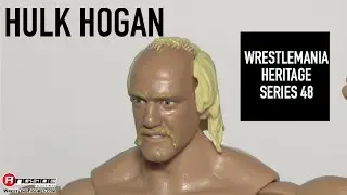 WWE FIGURE INSIDER: Hulk Hogan- WWE Series 48 Wrestlemania Heritage Toy Wrestling Figure