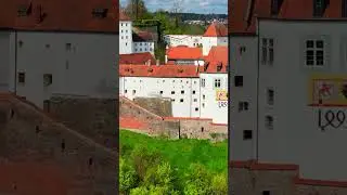[4K]Passau, Germany:Baroque Gem at 3 Rivers Confluence