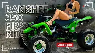 Banshee 350 First Ride! My Adrenaline Is Pumping | 2-stroke chaos 