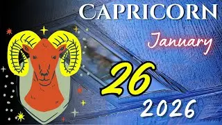 CAPRICORN ♑😲 : A Soft Nudge Is Pointing Ahead, Follow It Without Overthinking 🎁 January 26 2026