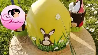 [ENG SUB] Easter Egg Cake/ Ostereitorte