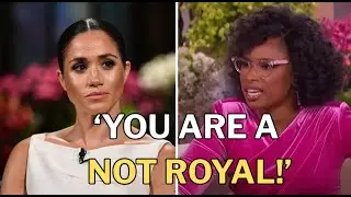 Jennifer Hudson Shuts Down Meghan Markle &mdash; Walks Off in Tears!