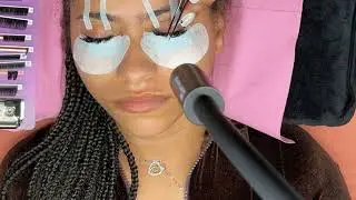Uv lash extensions using Aura Monaco !
