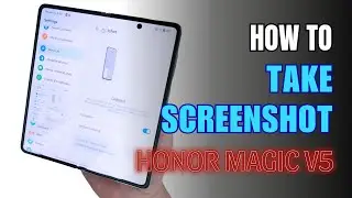 How to Take Screenshot Honor Magic V5