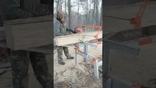 Milling timber frame beams with an Echo CS-680