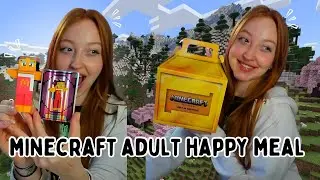 Minecraft Adult Happy Meal 🍟 Nether sauce, happy meal toys, the Minecraft movie