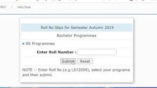 ETA roll no slip autumn 2019
