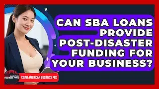 Can SBA Loans Provide Post-disaster Funding For Your Business? | Asian American Business Pros News
