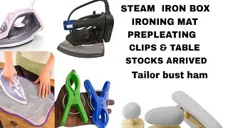 Steam Iron box / Philips /tailor bust hams /prepleating table /prepleatingmat /sareepegs