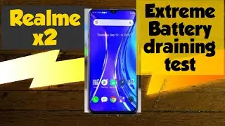 Realme x2 battery drain extreme test