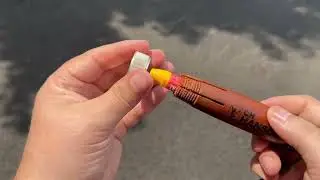 The New and Improved Wooden Lumber Crayon Holder With Cap Sharpener
